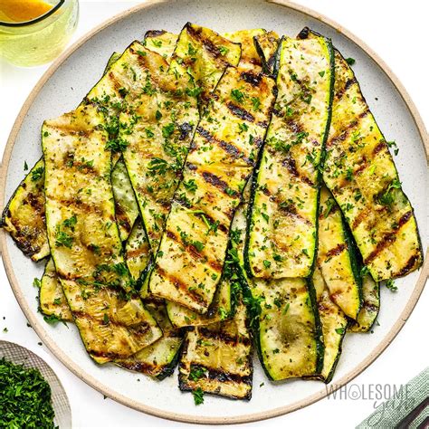 Grilled Zucchini (Quick & Easy!) - Wholesome Yum