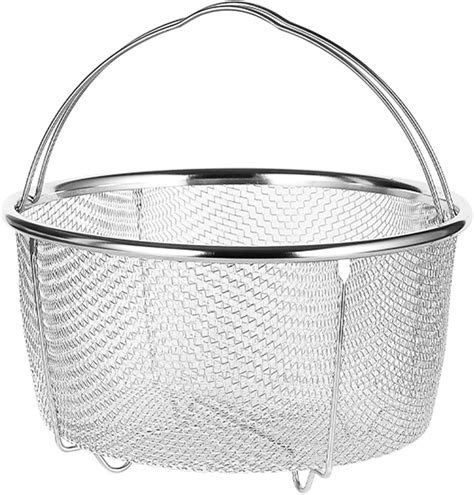 Stainless Steel Steamer Basket, Metal Steamer Insert Steaming Rack with ...