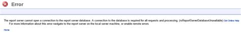 MS SQL Server Cannot Connect to the Report Server Database 的图像结果