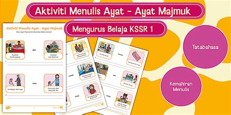 Aktiviti Menulis Ayat - Ayat Majmuk