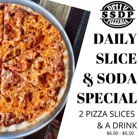 Our daily slice special... - Spring Street Deli And Pizzeria