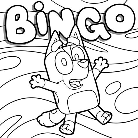 Bingo Coloring Pages [2025]