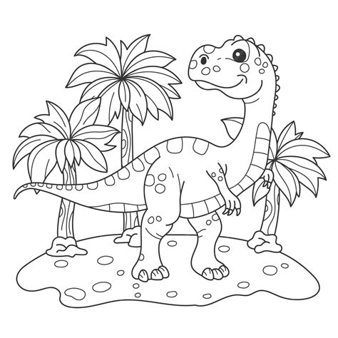Free Dinosaur Coloring Pages: Fun for Kids!