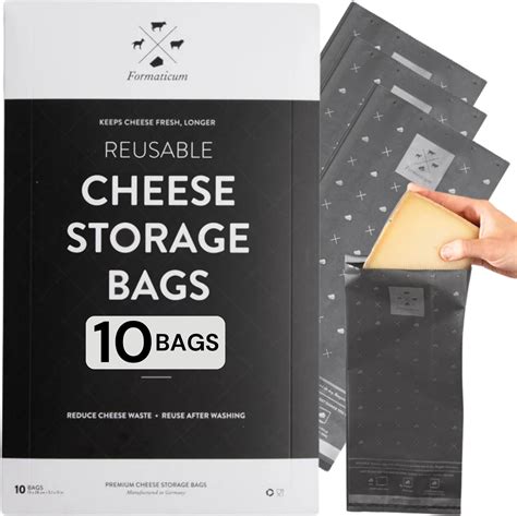 Amazon.com: Formaticum Cheese Storage Bags with Storage Paper ...