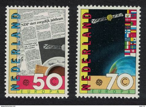 Nuevos - Netherlands Space Exploration Inventions Europa 2v 1983 MNH SG#1420-1421