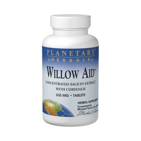 Planetary Herbals, Willow Aid, 30 Tablets – Maple Herbs