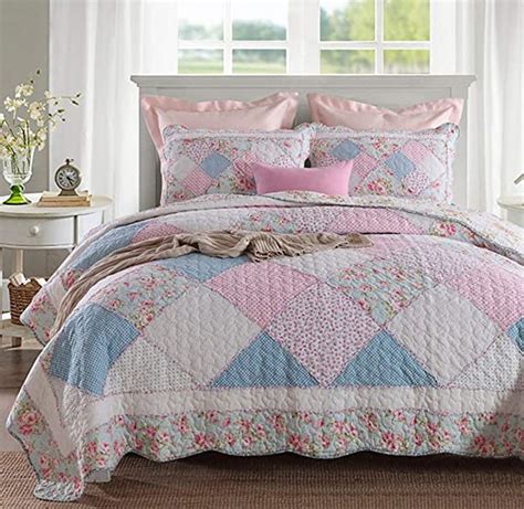 HOME MEIRONG Bedspread King Size Quilted Bedspreads Cotton Double ...