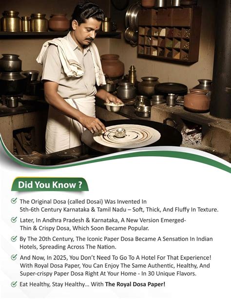The Origin of Dosa — From South Indian Tradition to Global Fame – The ...