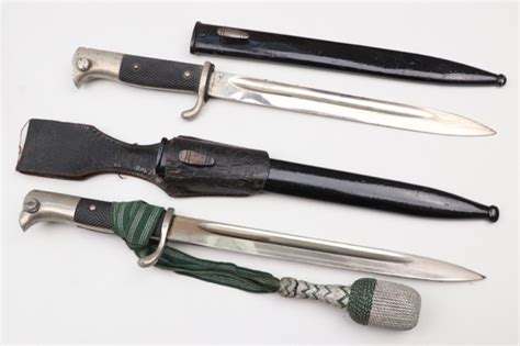 ratisbon's | Wehrmacht two dress bayonets KS98 + frog & knot | DISCOVER ...