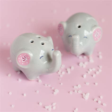 Mommy and Me Elephant Salt and Pepper Shakers – MyGinie.in
