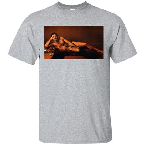 Burt Reynolds Iconic Playgirl Pose on a T-Shirt in 2025 | Shirts, T ...