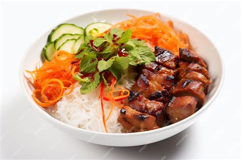 Premium AI Image | Picture of Bun Thit Nuong