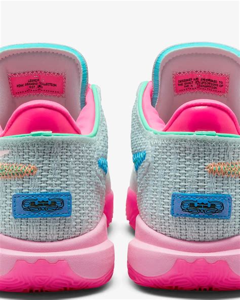 Nike Zoom Lebron 20 Time Machine Barely Green Medium Soft Pink DJ5422 ...