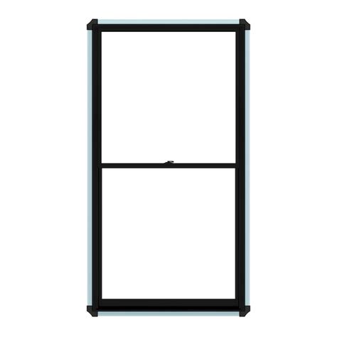 Pella Lifestyle 24-1/2-in x 40-1/2-in Black Exterior White Interior ...