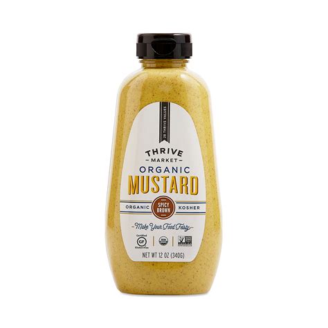 Organic Spicy Brown Mustard | Thrive Market