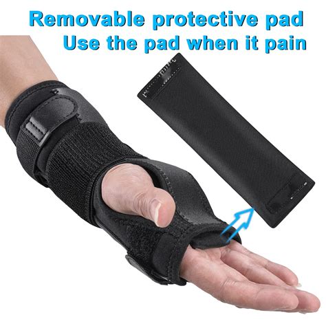 Wrist Splint for Carpal-Tunnel Syndrome, Adjustable Compression Wrist Brace for Right and Left ...