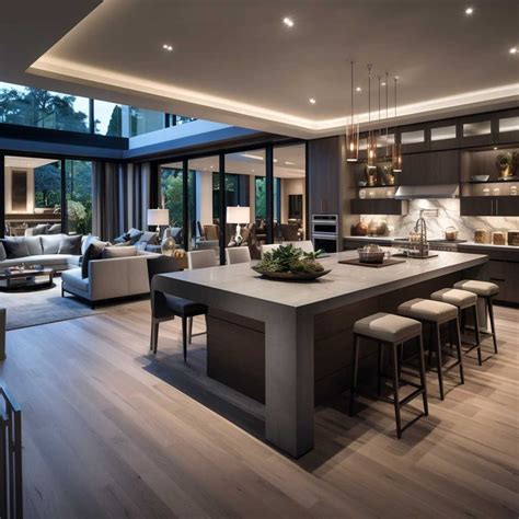 3+ Features Every Modern Open Kitchen Design Must Have | Keuken ...