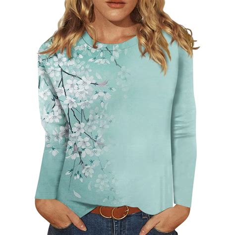 BDPORKAS Petite Tops for Women Long Sleeve Cotton Shirts for Women ...