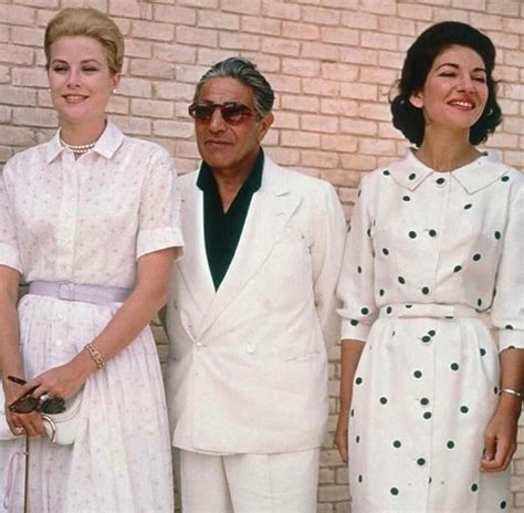 Grace Kelly,Aristoteles Onassis and Maria Callas in Monte Carlo 1963. # ...