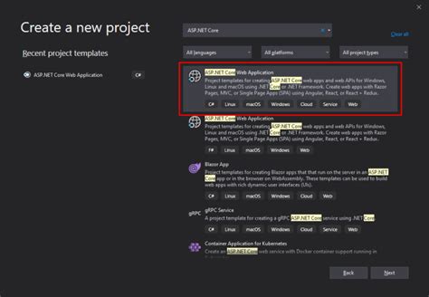 Visual Studio 2019 Asp.net Core Web API 的图像结果