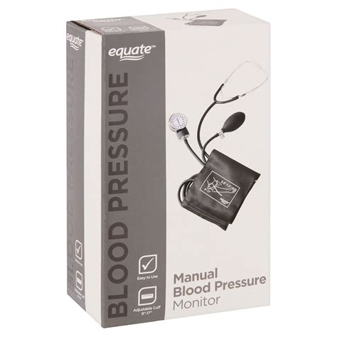 Equate Manual Upper Arm Blood Pressure Monitor - Walmart.com - Walmart.com