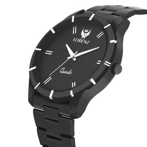 Level Up Your Look: Lorenz Black Watch, Wallet & Sunglasses Set ...