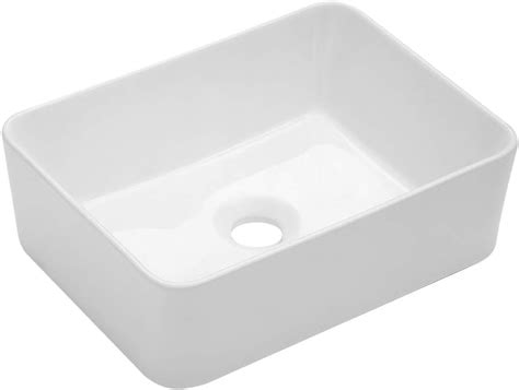 Buy Vessel Sink Rectangular - Kichae 16x12 Modern Bathroom Rectangle ...