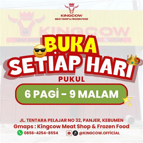 MEAT SHOP & FROZEN FOOD KEBUMEN (@kingcow.official) • Instagram photos ...