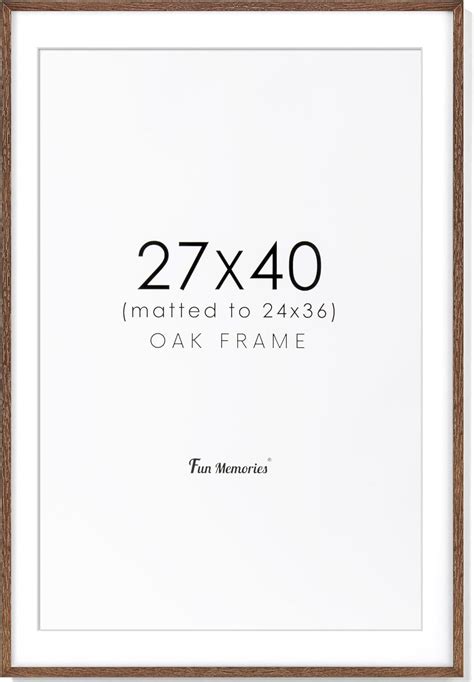 Amazon.com - 27x40 Poster Frame, 27"x40" Oak Wood Frame, 27x40 Picture ...