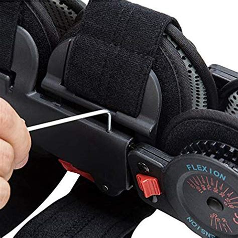 Buy Hinged Knee Brace ROM Adjustable Post Op Knee Support Orthosis ...