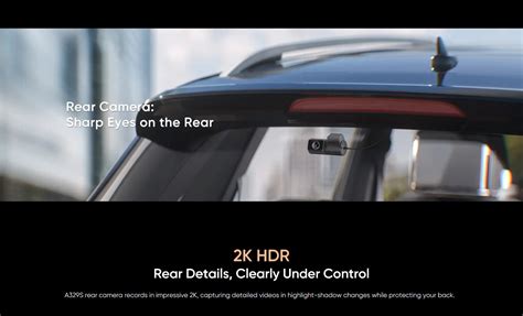 VIOFO A329S 2CH 4K 60FPS+2K HDR Dash Cam with Sony STARVIS 2 Sensor, B ...