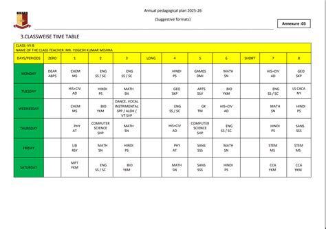 Class Wise Book list - Aditya Birla Groups Of School