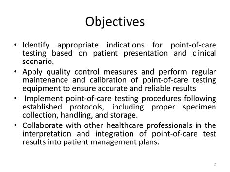 Point of Care Testing in clinical laboratory | PPTX