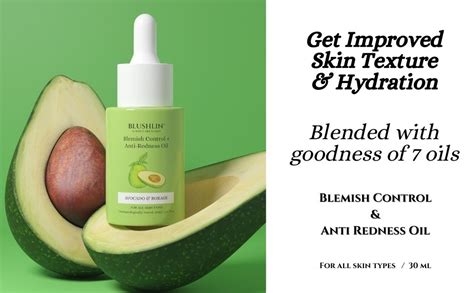 BLUSHLIN Blemish Control + Anti-Redness Oil | Effective Anti ...