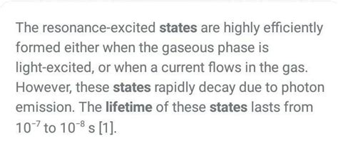 what is average life time of an atom in metastable state - Brainly.in