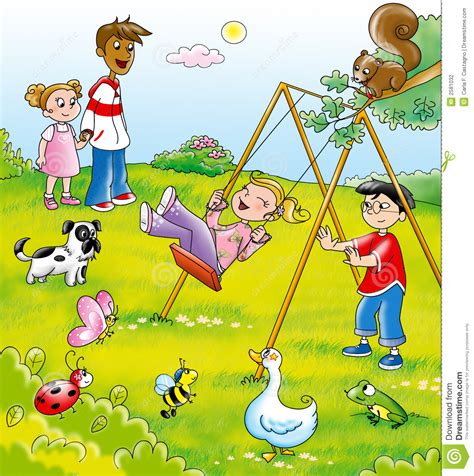 In the park clipart - Clipground