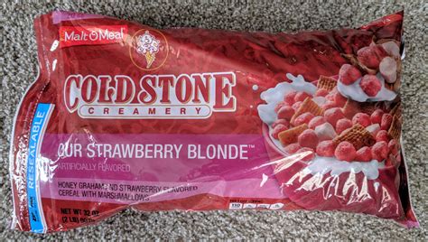 Malt-O-Meal & Cold Stone Creamery Our Strawberry Blonde Cereal Review