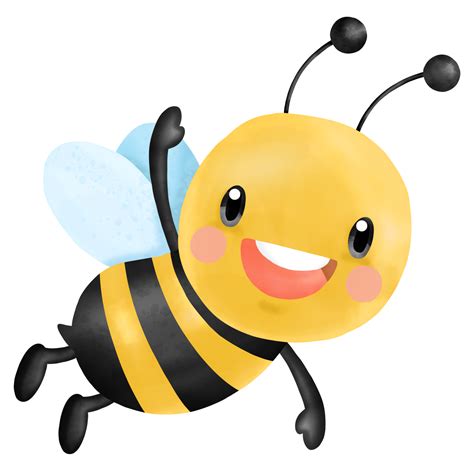 Honey Bee Watercolor Clipart 9347337 PNG