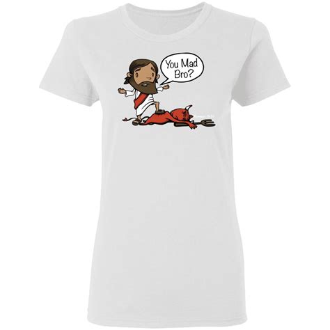 Jesus, Devil You Mad Bro Romans 16:20 shirt, hoodie, ladies tee, sweater