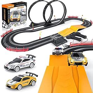 Buy Rahisa Remote Control Electric Cars Race Track Set with 2 Slot Cars ...