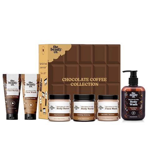Buy The Beauty Co Chocolate Coffee Combo for Skin Revitalizing Set of 6 ...
