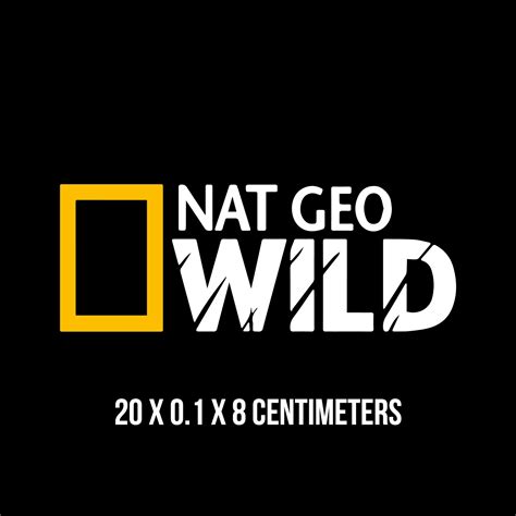 Logotipo De Nat Geo National Geographic Logo Sticker Car Graphic Vinyl