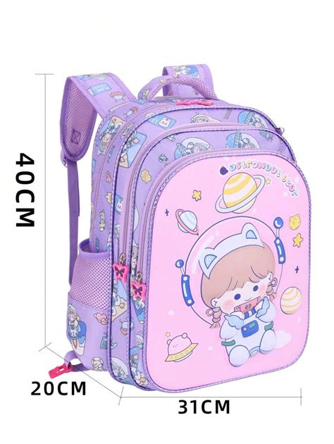Kit 3 Mochila Infantil 3D PU Escolar Saco Conjunto Menino Bonito Dos ...
