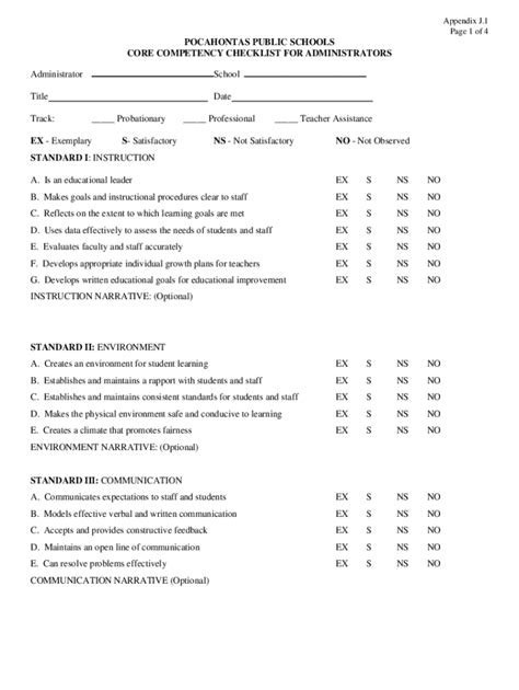 Fillable Online Pocahontas Public Schools Administrator Evaluation Fax ...