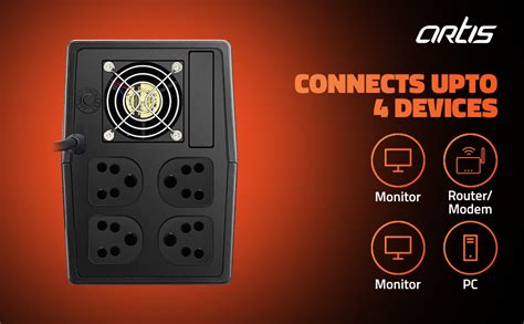 Artis 2000VA Line Interactive UPS for Personal/Gaming Computers ...