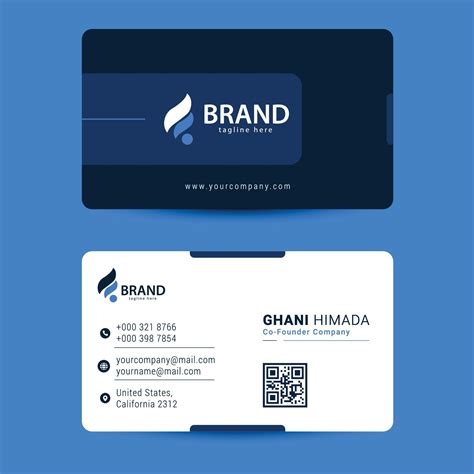Business Card Design Front and Back 的图像结果