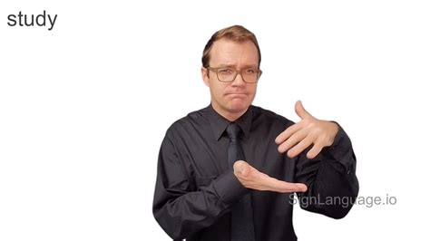 Image result for Sign Language for Study
