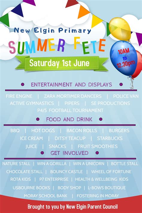 School Summer Fete at New Elgin Primary