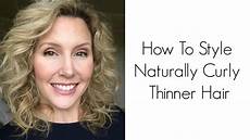 How To Style Wavy Hair by How To Style Curly Thin Hair Tutorial How To Style Wavy Hair