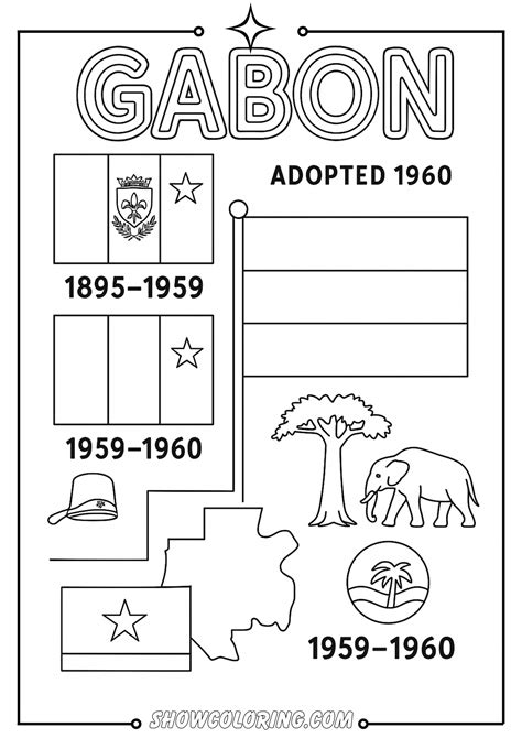20 Gabon Flag Coloring Pages – Free & Fun Printables for Kids